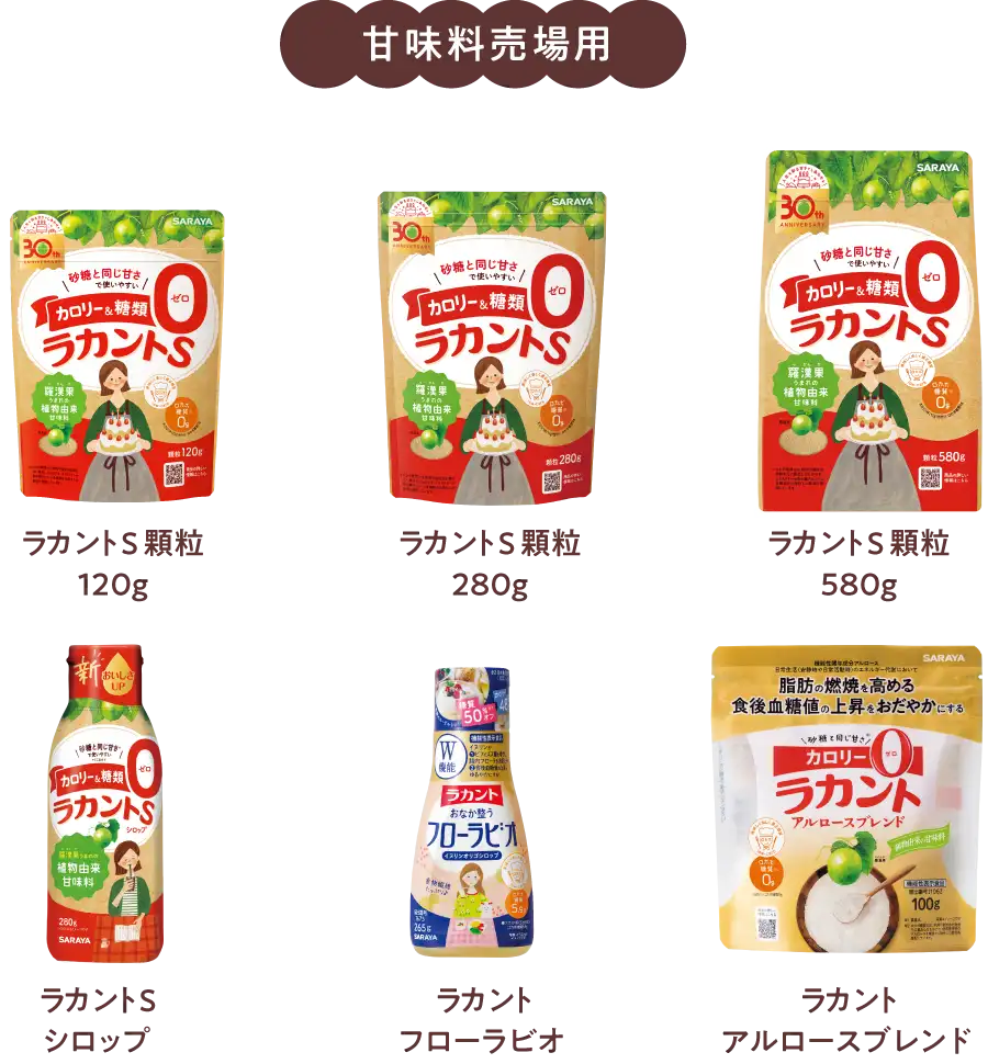 甘味料売場